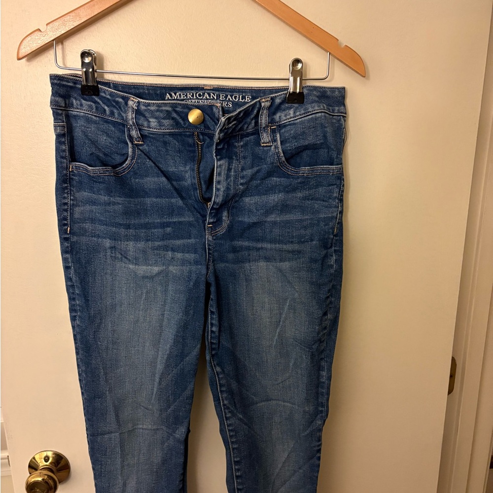 American Eagle Denim High Rise Jegging Super Stretch Women’s Size 10